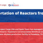 Transportation of Reactors from Spain to USA