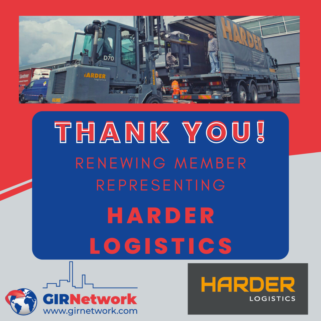 Thank you GIRN HARDER Logistics