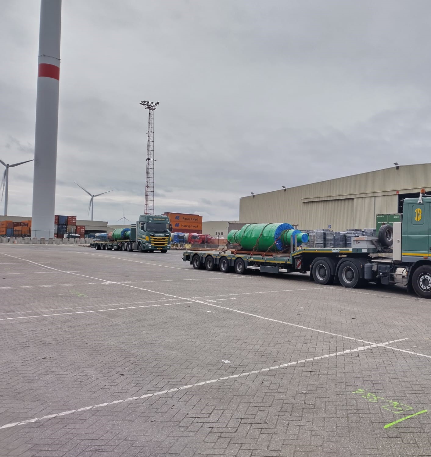 Case Study Brunel Shipping Goods Arrived into Antwerp port on breakbulk vessel from Tianjin, China